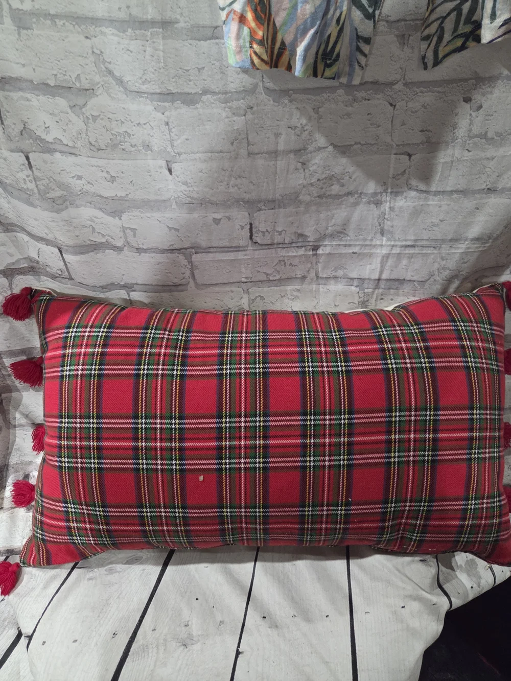 Cost Plus World Market Dachsund Dog Sled Holiday Pillow